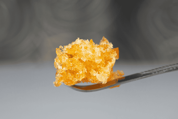 Image of live resin concentrate on a dabber