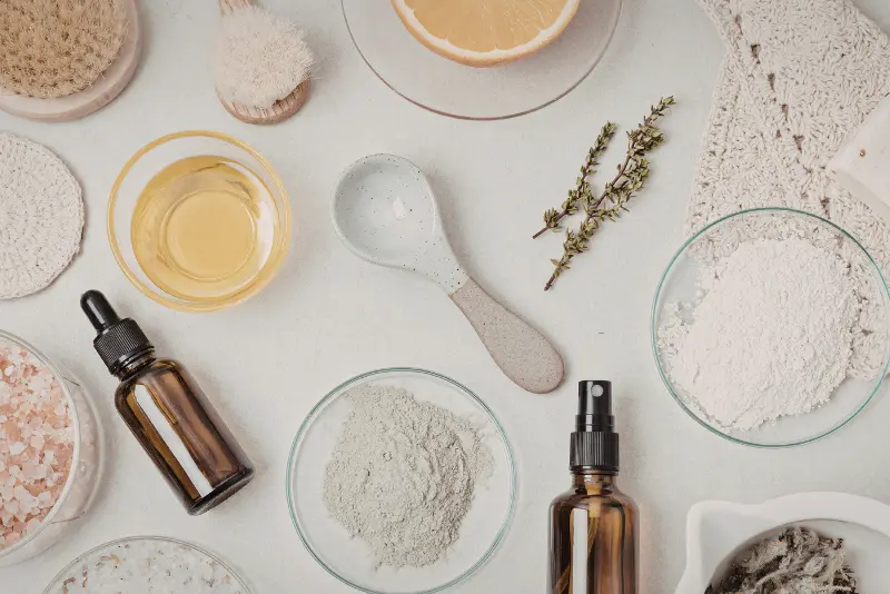 Spread of cbd skincare products